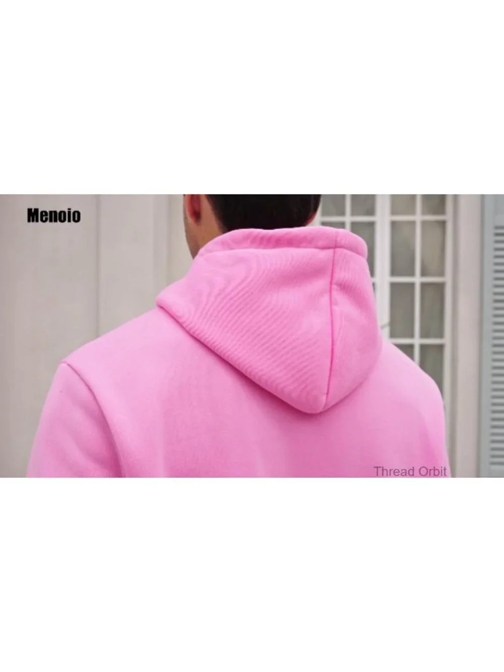 Fleece Hoodie Pullover Long Sleeve Hooded Sweatshirt Drawstring Casual Workout